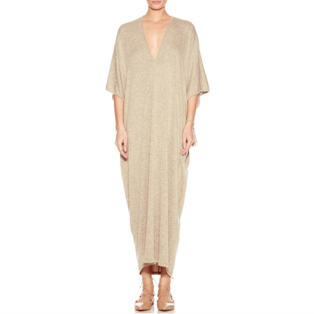 Riller & Fount Luca Caftan Maxi Dress in Cricket